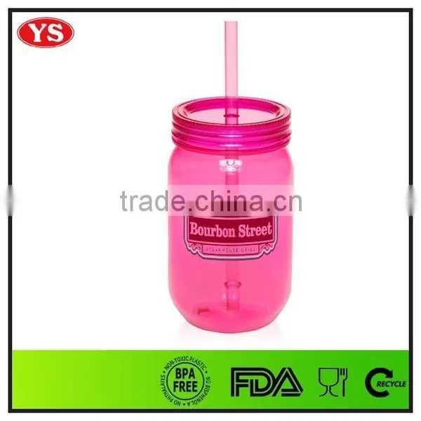 20oz Bpa Free Single Wall Plastic Beer Mug With Lid photo-2
