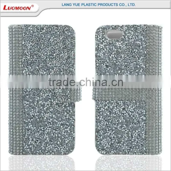 Diamond Wallet Leather Phone Case Cover for Huawei Ascend y g d u 8825 100 200 330 photo-6