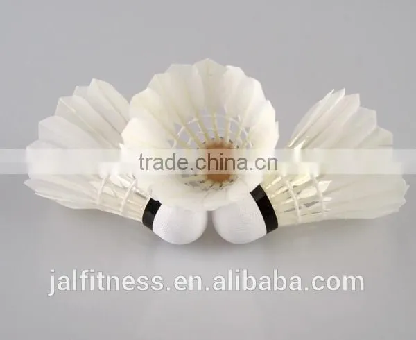 High Quality Class A Duck Feather 12pcs/Barrel Badminton Ball White Teal Feather Sport Game Training Badminton photo-4