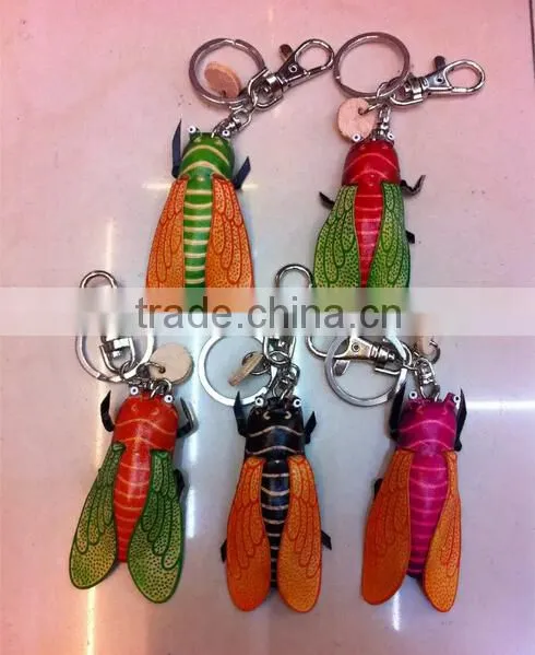 Live Handmade Animal Leather Keychain