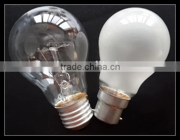 E27 B22 40W 60W 75W 100W Incandescent Clear Frosted Lamp