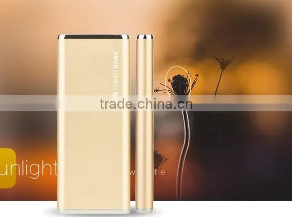 High Quality 10000mah Power Bank Alu Body, 10000mah Power Bank CE/ROSH/FCC, Silver Alu Power Bank photo-4