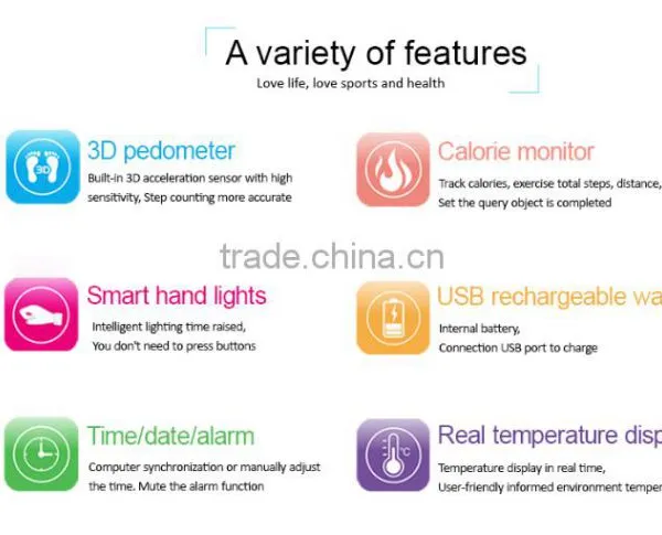 Pedometer Watch 8gb, 8gb Smart Watch, 8gb Smart Bracelet, Sport Smart Watch, Alarm Smart Watch photo-3