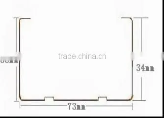 New Products!!roofing Materials / Metal Roof Battens /c Section / c Purlins Specification Hot Sale in Middle East/Australia photo-3