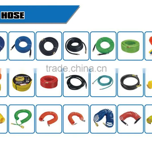 6.5x10mm pu Air Hose With Brass Swivel Connectors photo-6