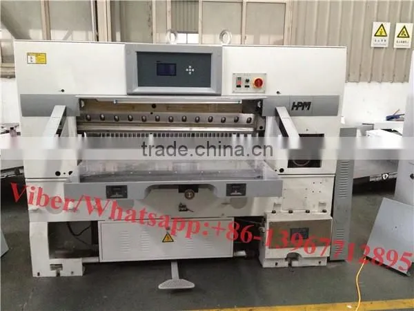 M15 Model Siemens PLC Touch Screen Program Control Paper Cutting Machine photo-6