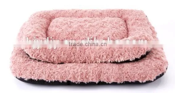 2016 Soft Dog Bed,dog Mat Rose Velvet photo-2