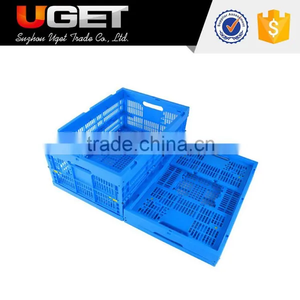 Unique Patent Design Alkali Resistance Foldable Plastic Poultry Crate photo-6