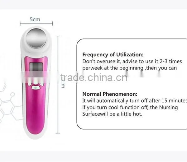 Portable Home Use Ultrasonic Skin Rejuvenation Cool Hot New Beauty Machine photo-4