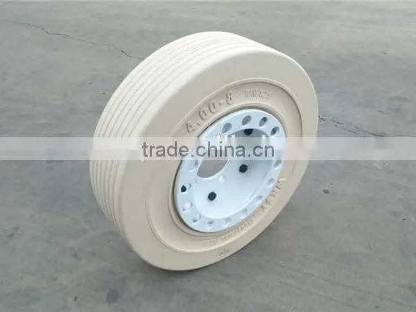 Solid Rubber Aircraft Trailer Tire 4.00-8/3.00D/3.75 Being on Sale photo-4