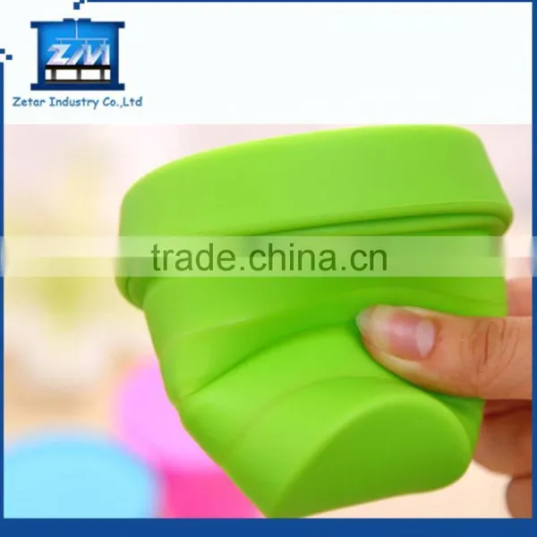 High Quality Colorful Foldable Silicone Cup photo-2