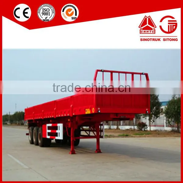 Factory Direct 3 Axle Side Panel Cargo Trailer , 40T Side Wall Semi Trailer , 3 Axles 40T Side Wall Semi Trailer photo-6