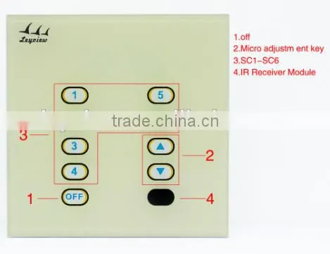 Remote Control Type and DC12-24v Voltage Dmx 512 Touch Controller photo-3