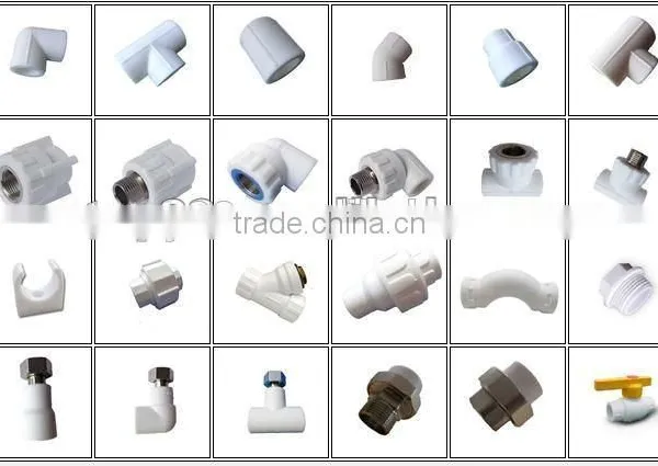 White Ppr Plastic Male Thread Plug of Pipe Fittings photo-3
