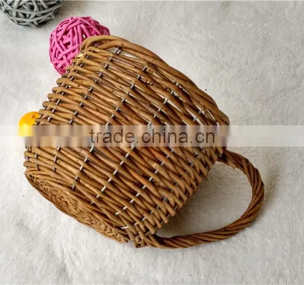 100%Handmade Plastic Lined Plant Basket Baskets for Potted Plants photo-2