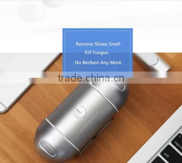 2017 New Arrival Innovative Smart Mobile APP Control Shoe Sterilizer, Mini Aluminum Capsule Design Oxygen Anion Shoe Sterilizer photo-4