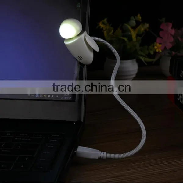 House Mini Robot Shape Design USB Charged LED Night Ligh, Flexible USB LED Night Lamp For Wholesale photo-3