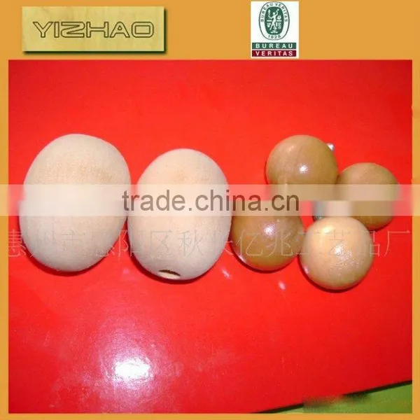 Natural Unfinished Carving Handmade Ebony Cheap Pine Painted Art 12mm Wood Beads With Large Hole photo-5