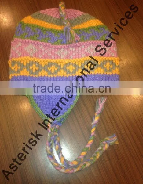 Earflap Woolen Hat