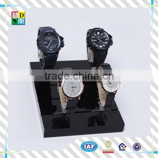 2015latest Design Acrylic Watch Display Acrylic Black Watch Display PMMA Material Acrylic Clear Display for Watch photo-2