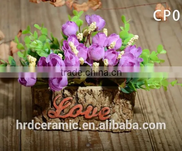 Outdoor Cement Plant Pot for Home and Garden Decoration photo-4