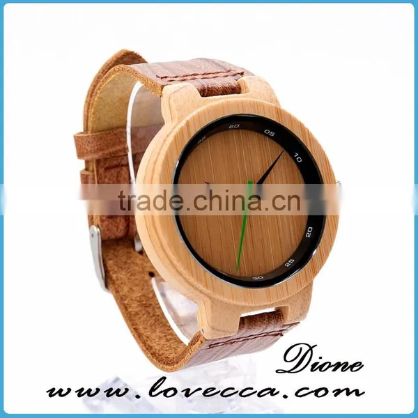 Japan Movement Mechanical Wood Watch Bamboo Wood Watch 2017 photo-5