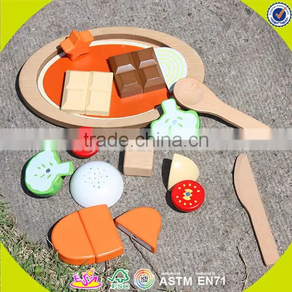 оптовая продажа деревянных игрушек - еды для детей, деревянные игрушки - еды для DIY, деревянные игрушки - еды для ролевых игр для младенцев и детей W10B107 photo-3