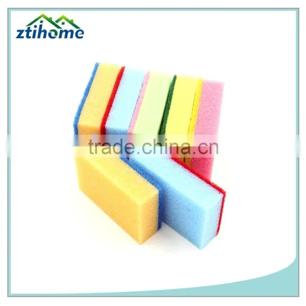 Super Thick Strong and Durable Colorful Scouring Cleaning Sponge photo-2