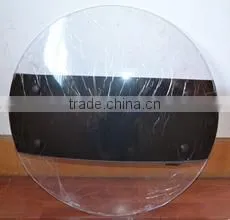 Diameter 530mm Round Shield Anti Riot Protective Shield/Transparent Polycarbonate Riot Shield photo-2