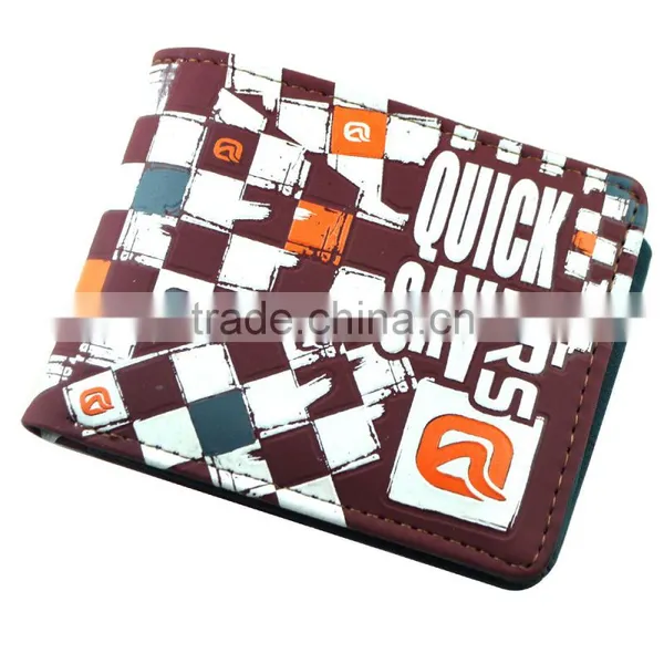 Wholesale Men Funky Wallet Boy Wallet in Printing Style Brand Name Quicksavers photo-2