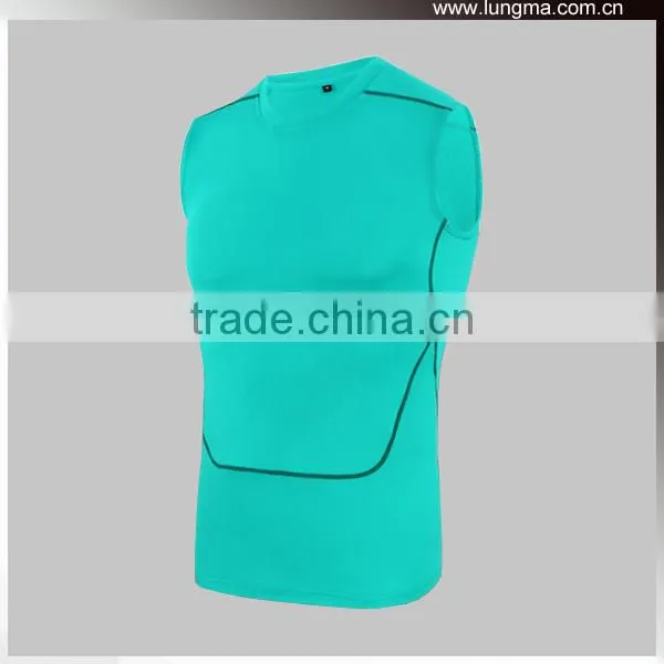 Newest Customized High Qualiity Compression Vest Gear, Performance Training Wear Rash Guard For Men Boys photo-6