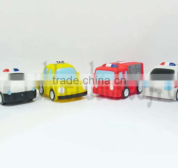 Floating Rubber Car Toy , Rubber Car Bath Toy , Baby Rubber Car Toy