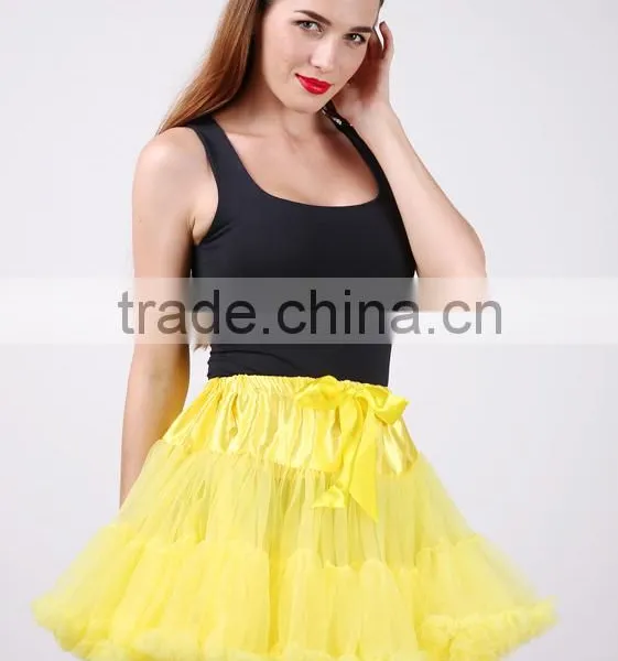 Hot Sale Baby Girls Teen Beautiful Chiffon Fluffy Pettiskirts Tutu Princess Party Skirts Ballet Dance Wear Pettiskirt photo-5