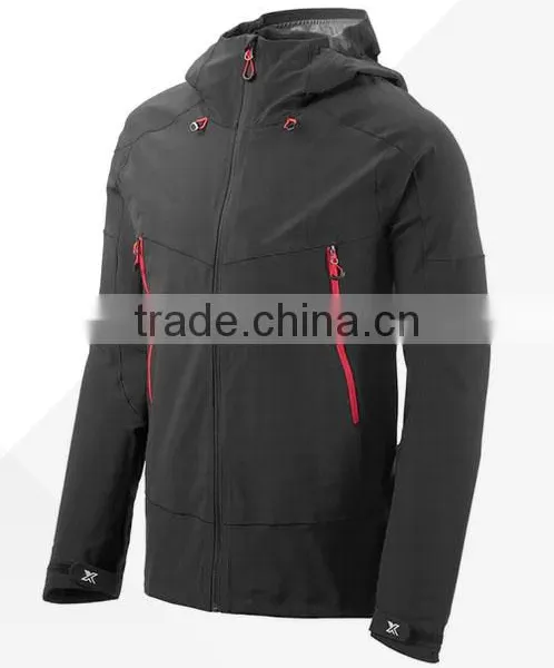 No Zipper Hoodie Jacket Waterproof Fabric Softshell Jacket photo-2