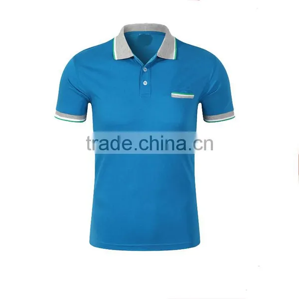Custom T Shirts For Men With Collar Short Sleeve Dry Fit Polo Shirts 100% Cotton photo-2
