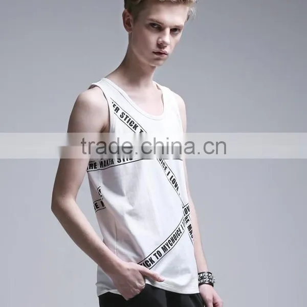 New Men's T-Shirt Tank Top In Gym Muscle Singlet Low Price Tank Top Mens Sports photo-2