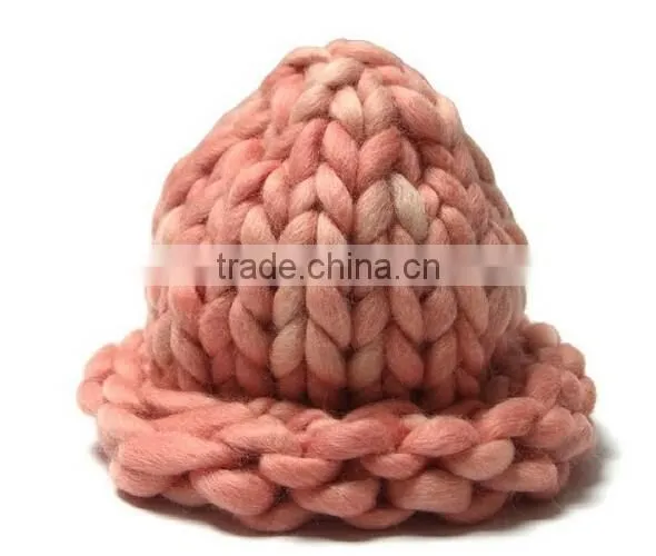 Hand Spun Super Chunky Thick Yarn in More Than 30 Colors for Quick Knitting Hat photo-2