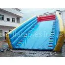 0.55mm PVC Tarpaulin Inflatable Zorb Ball Ramp With Long Inflated Slide and Air Blower