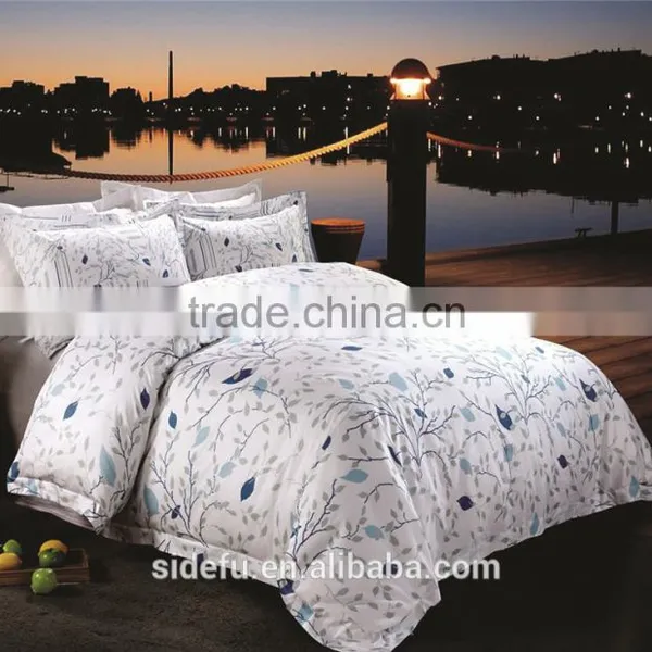High Quality Queen Size Printed Hotel Duvet Cover Set photo-5