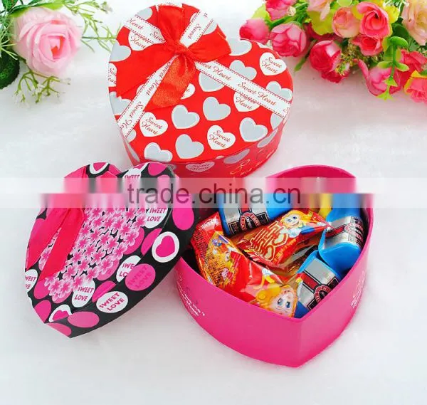 Heart Candy Box With Heart Shape Lid Christmas Gift Package Box DIY Storage Gift Box In Stock photo-2