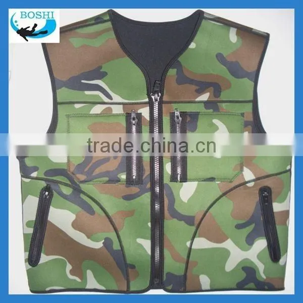 3mm Neoprene Camo Jacket Hunting Jacket Fishing Jacket With Bags photo-2