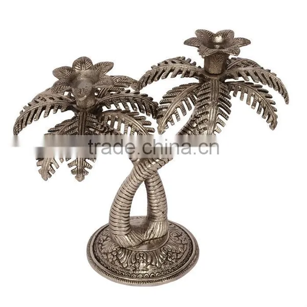 Crafted Candle Stand , Twin Candle Holder