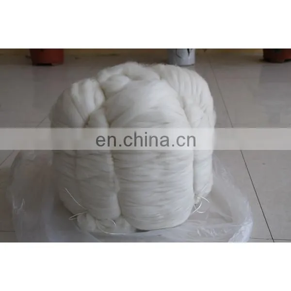 China Combed Cashmere Tops Roving White16.0-18.0Micron 44mm photo-3