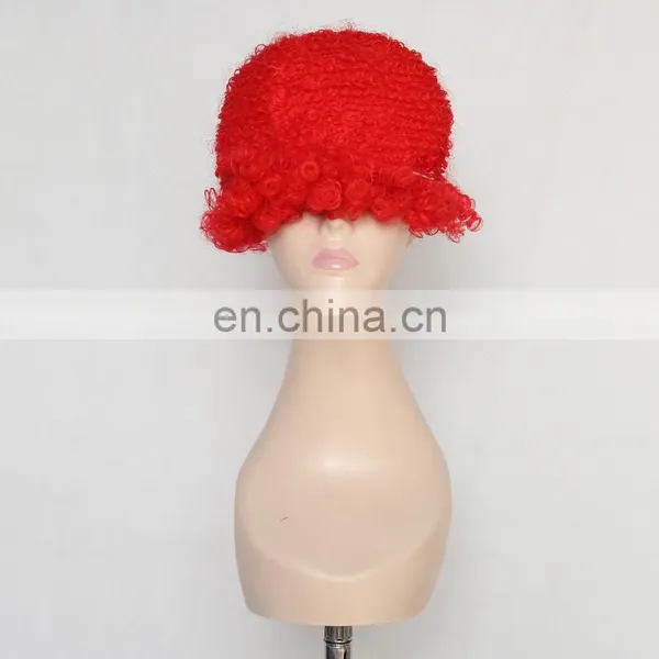 Afro Curly Clown Red Wig FGW-0025 photo-5