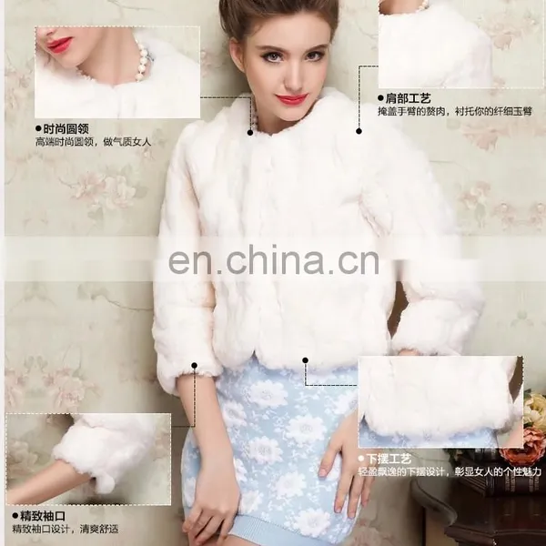 2015 Women Winter Jacket Womens Fur Coats Faux Fur Coat photo-2