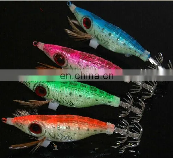 Glow in the Dark Squids Jigs Cuttlefish Saltwater Fishing Lures