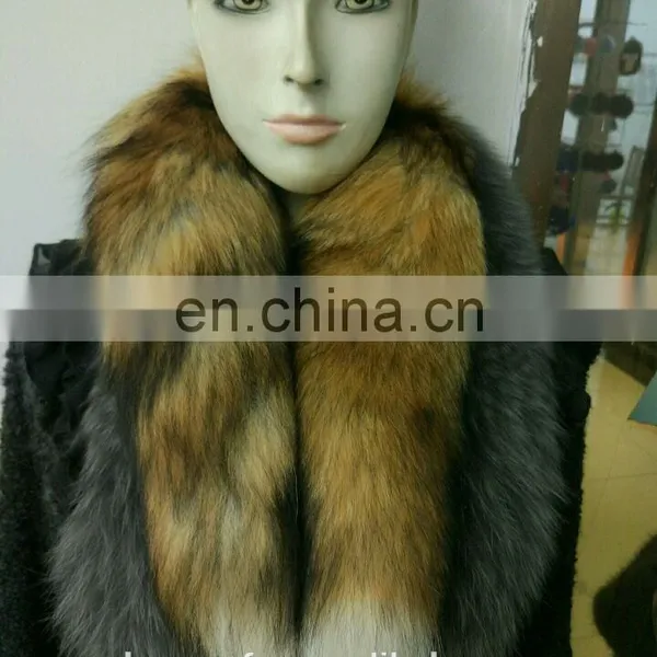 Hot Sale Fox Tail Scarf Winter Fashion Real Fox Fur Boa photo-6