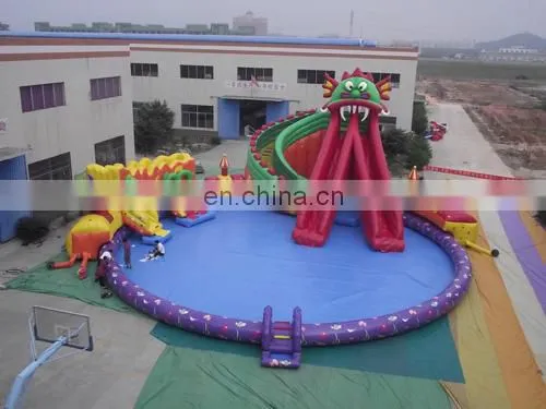 HI Lake Inflatables Water Games For Adults / Bouncia Aquapark Inflatable Water Park Equipment Price photo-6