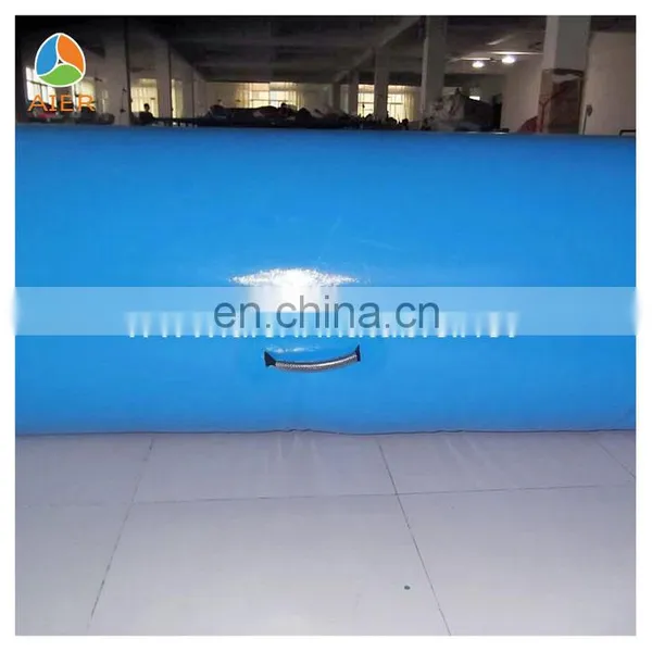 Pop Blue and Orange Pvc Material Inflatable Square Swimming Pool photo-4