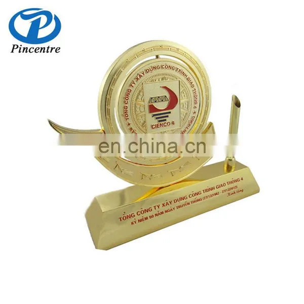 Custom Gold Souvenir Metal Award Trophy photo-3